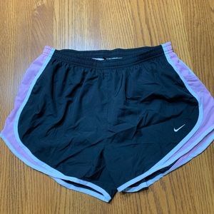 Ladies Nike running shorts in size L.